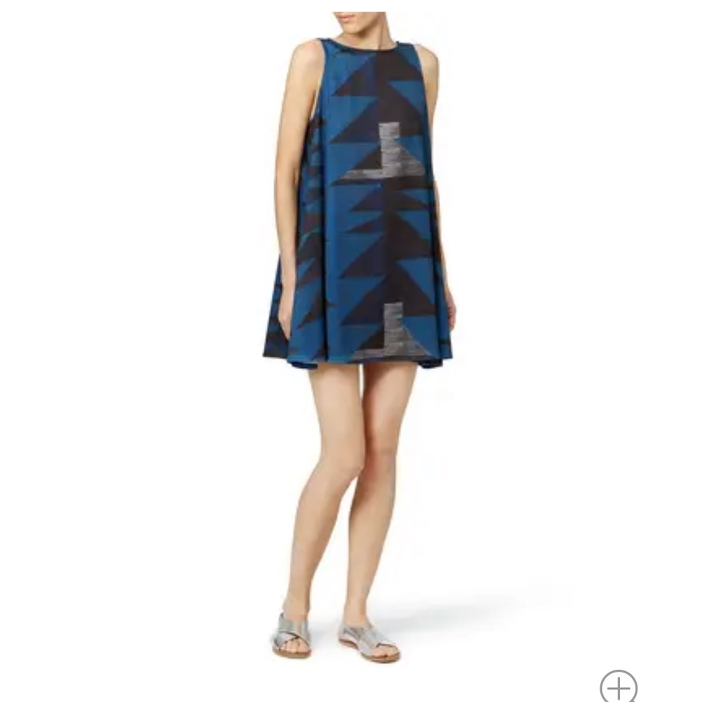 Mara Hoffman Blue Loom shift Dress size small